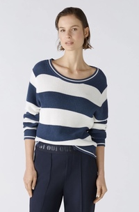 Style 86666 - Oui Bold Stripe Sweater