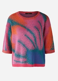 Style 87471 - Multi print sweater