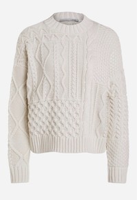 Style 73359 Ivory Cable Knit Sweater