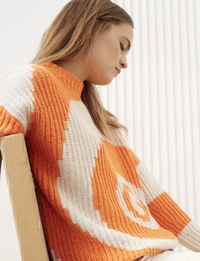 Style 78156 - Swirl Print Sweater