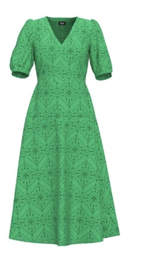 Emme BOLIVIA - Broderie Anglaise dress in Green