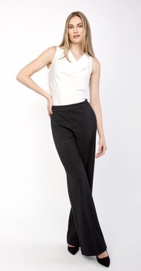 Style 233787 - Tailored Wide Leg Trouser Navy