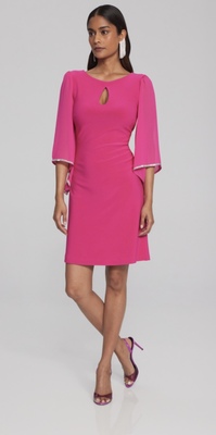 Style 241709 - Embellished chiffon sleeve dress