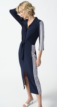 Style 242070 - Sporty stripe midi dress