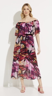 Style 232041 - Bardot chiffon print dress